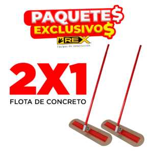 FLOTA PARA CONCRETO AL 2X1